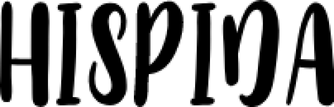 Hispida Font Preview