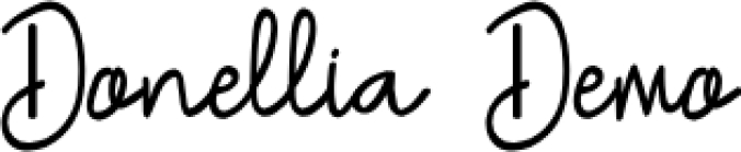 Donellia Dem Font Preview