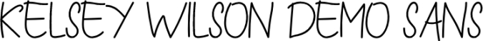 Kelsey Wilson Sans Font Preview
