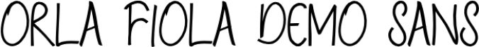 Orla Fiola Sans Font Preview