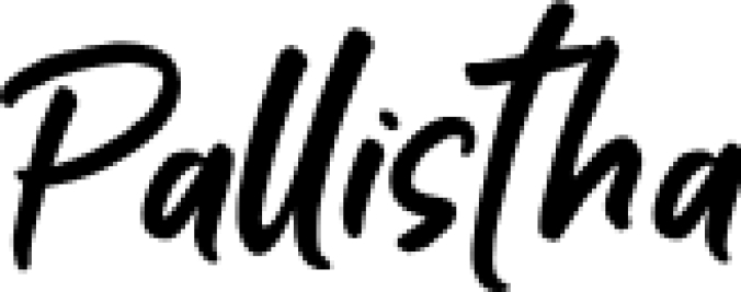 Pallistha Font Preview