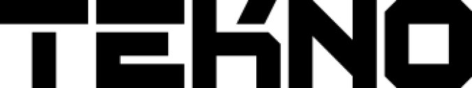 Bloc Tek Font Preview