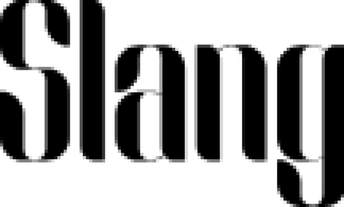 Slang - Ligature Font ( Regular and Outline ) Font Preview