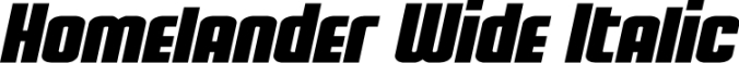 Homelander Font Preview