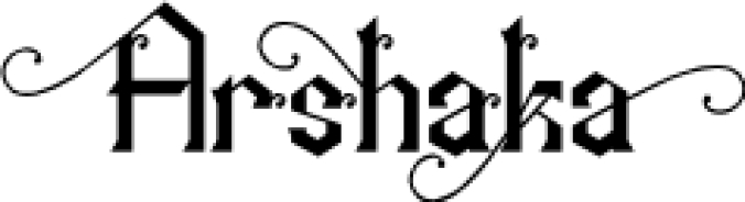Arshaka Font Preview