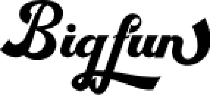 Bigfu Font Preview