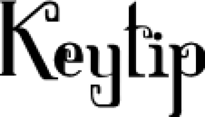 Keytip Font Preview