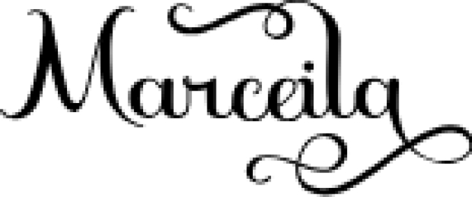 Marceila Font Preview