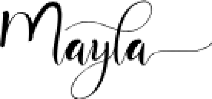 Mayla Font Preview