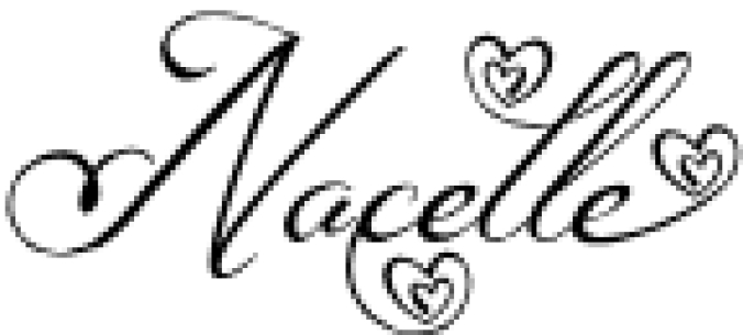 Nachelle Font Preview