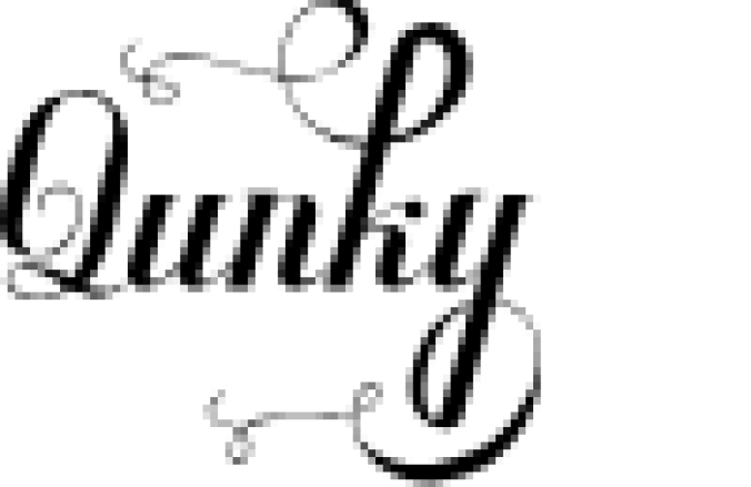 Qunky Font Preview