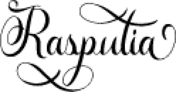 Rasputia Font Preview