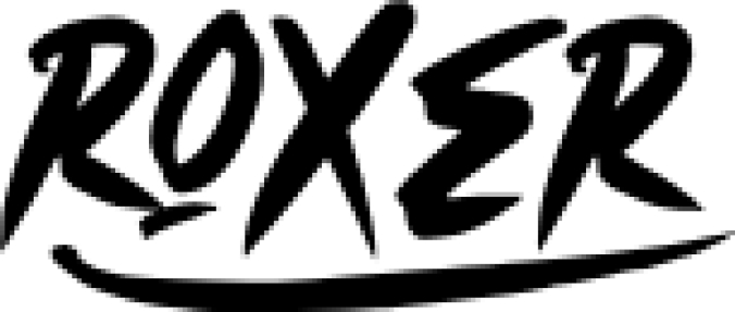 Roxer Font Preview