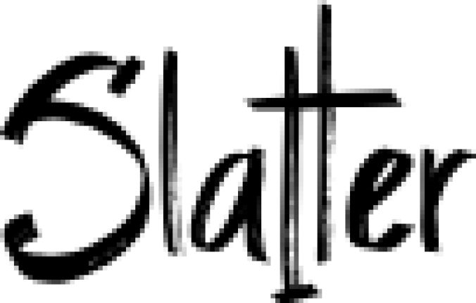 Slatter Font Preview