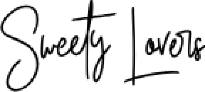 Sweety Lovers Font Preview