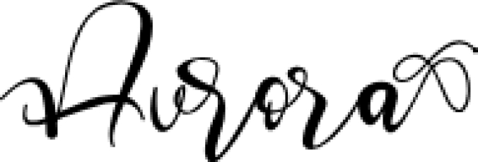 Aurora Font Preview