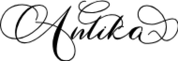 Antika Font Preview