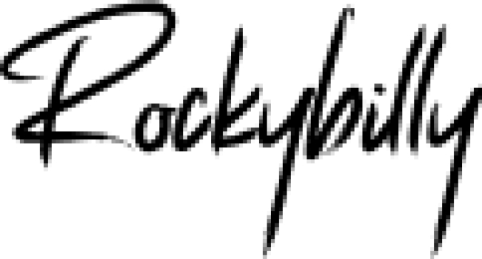 Rockybilly Font Preview