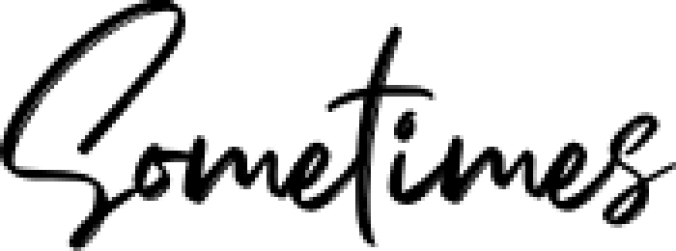 Sometimes Font Preview