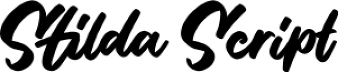 Stilda Scrip Font Preview