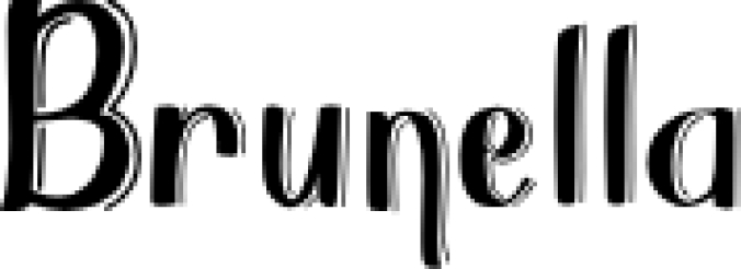 Brunella Font Preview