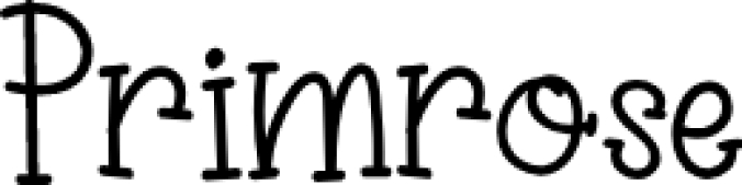 Primrose Font Preview