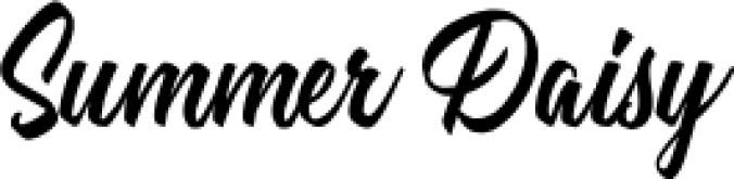 Summer Daisy Font Preview