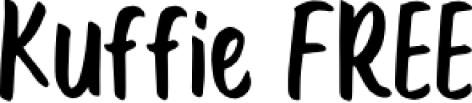 Kuffie Font Preview