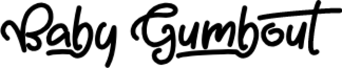Baby Gumbou Font Preview