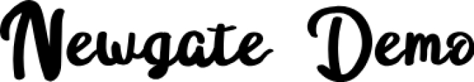 Newgate Font Preview