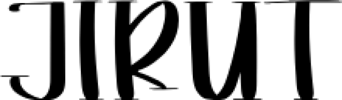 JIRUT Font Preview