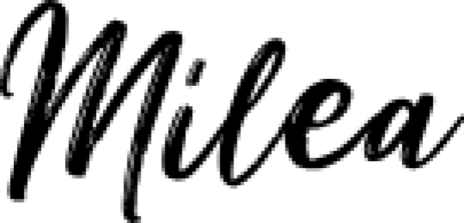 Milea Font Preview