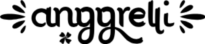 Anggrelli Font Preview
