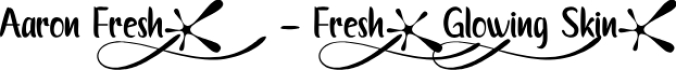 Aaron Fresh Font Preview