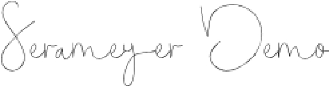 Serameyer Font Preview