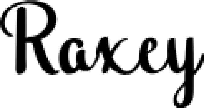 Raxey Font Preview