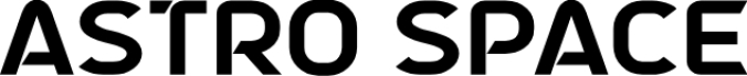 A Astro Space Font Preview