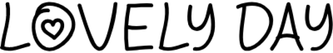 Lovely Day Font Preview
