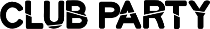 Club Party Font Preview