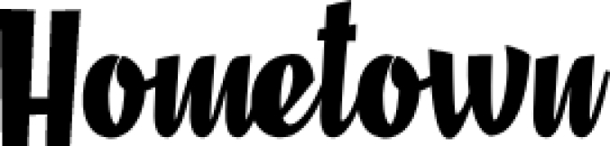 Hometow Font Preview
