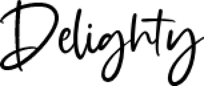 Delighty Font Preview