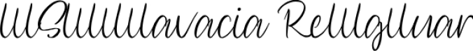 Sallvacia Font Preview