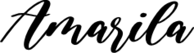 Amarila Font Preview