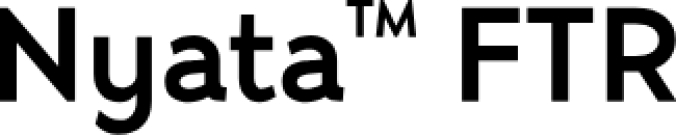Nyata FTR Font Preview