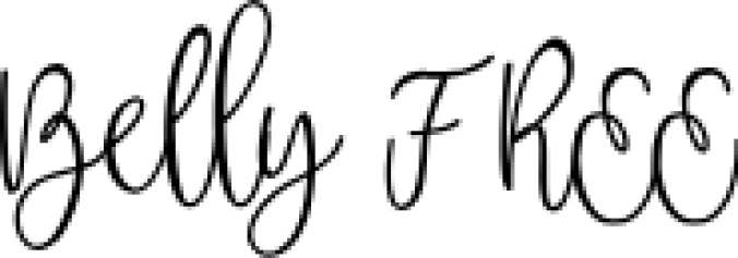 Belly Font Preview