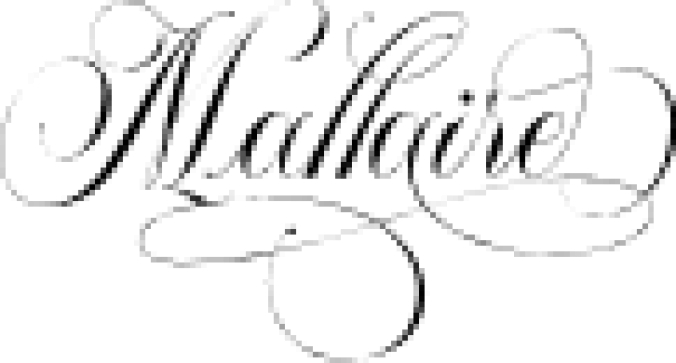 Mallaire Calligraphy Font Preview