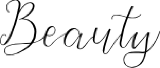 Beauty Font Preview