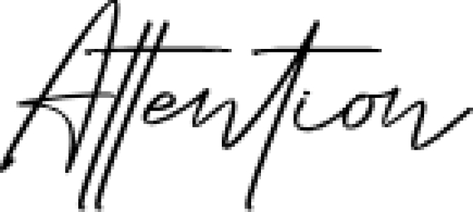 Attenti Font Preview