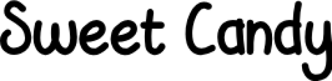 Sweet Candy Font Preview