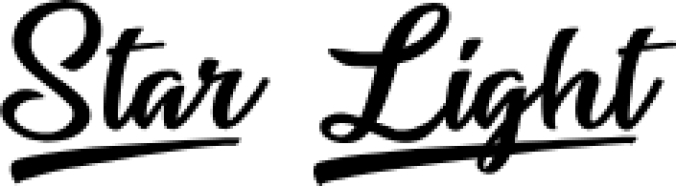 Star Ligh Font Preview